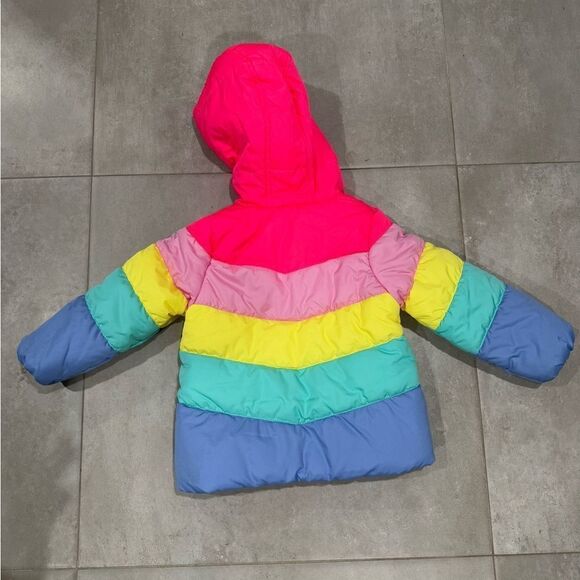 OshKosh B'Gosh Little/Big Girls' Perfect Heavyweight Color-Block Winter Coat - Picture 2 of 4